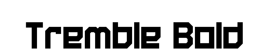 Tremble Bold Font Download Free
